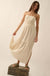 Laced Out Crochet-Trim Crinkle Cotton Maxi Dress - ShopPromesa