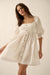 Pure Infatuation Puff-Sleeve Babydoll Mini Dress - ShopPromesa