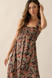 Sultry Season Floral High-Low Tulip Maxi Dress - ShopPromesa