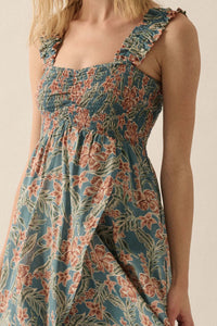 Sultry Season Floral High-Low Tulip Maxi Dress - ShopPromesa