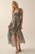 Sultry Season Floral High-Low Tulip Maxi Dress - ShopPromesa