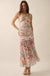 Dewy Dreams Floral Mesh Off-Shoulder Maxi Dress