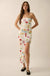 Mambo Italiano Printed Mesh Strapless Maxi Dress - ShopPromesa