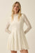 Spellbound Floral Lace Long-Sleeve Flare Mini Dress - ShopPromesa