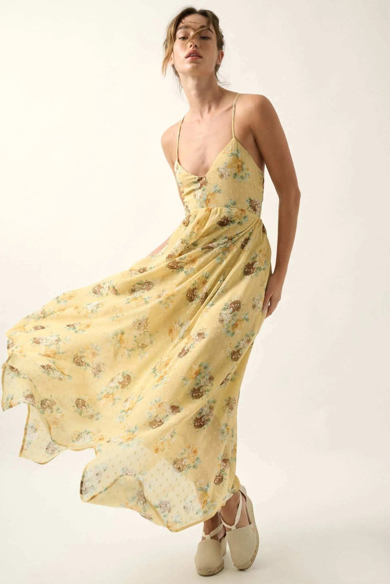 swiss dot chiffon dress Womens Swiss Dot Chiffon Dress - Summer Elegant Mini Party Ruffle Short Sleeve Dress Casual Short Loose Boho Dresses