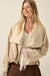 Keep it Smooth Vegan Suede Waterfall Lapel Jacket - ShopPromesa
