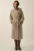 High Road Herringbone Tweed Belted Overcoat - ShopPromesa