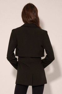 Push the Envelope Layered Belted Blazer - ShopPromesa