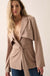 Push the Envelope Layered Belted Blazer - ShopPromesa