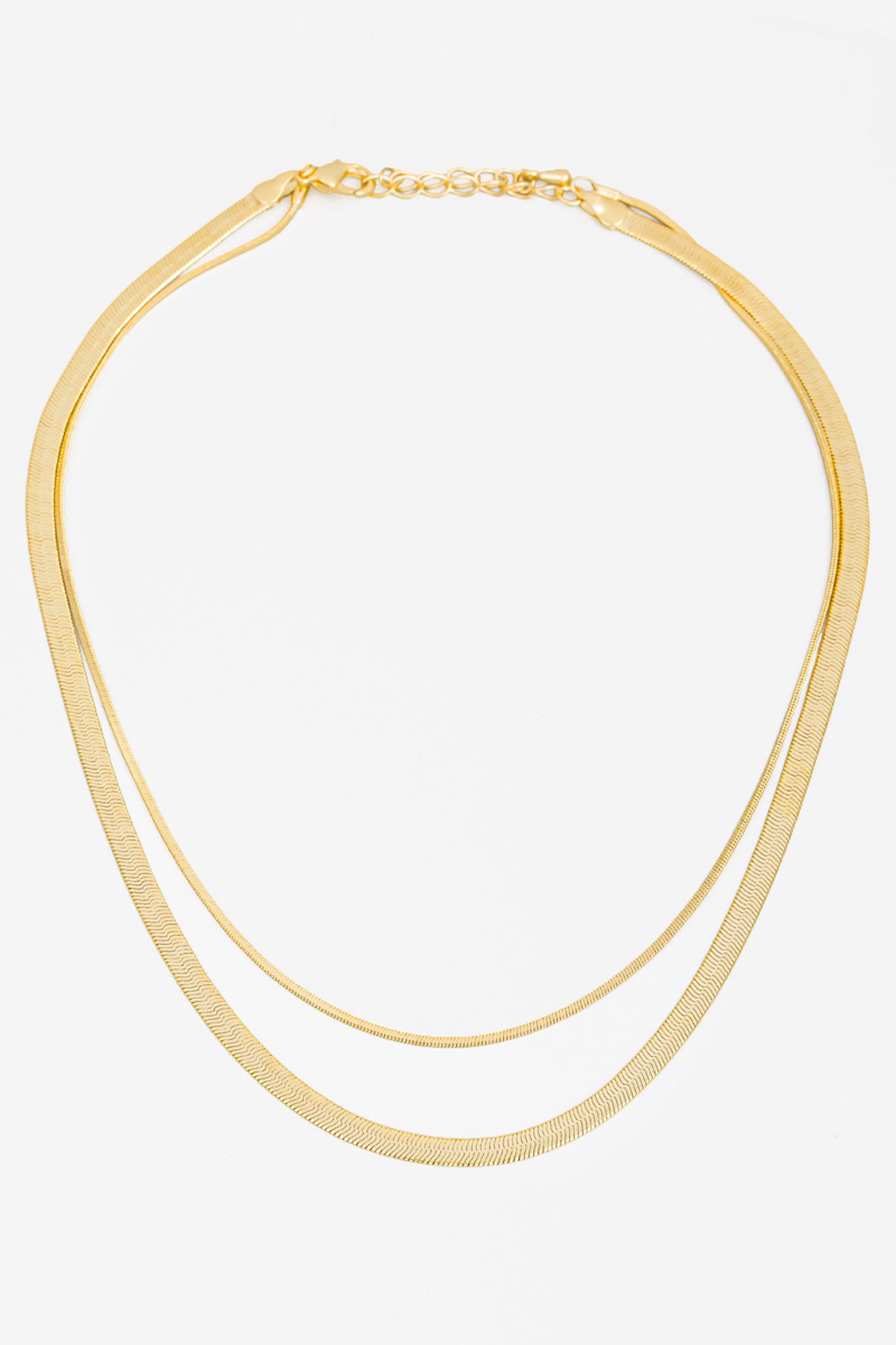 Palisades Layered Gold Snake Chain Necklace - ShopPromesa
