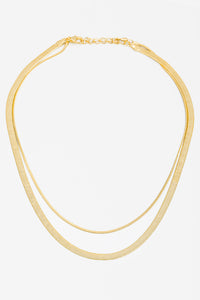 Palisades Layered Gold Snake Chain Necklace - ShopPromesa