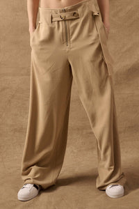 Take It in Stride Belted Wide-Leg Cargo Pants - ShopPromesa