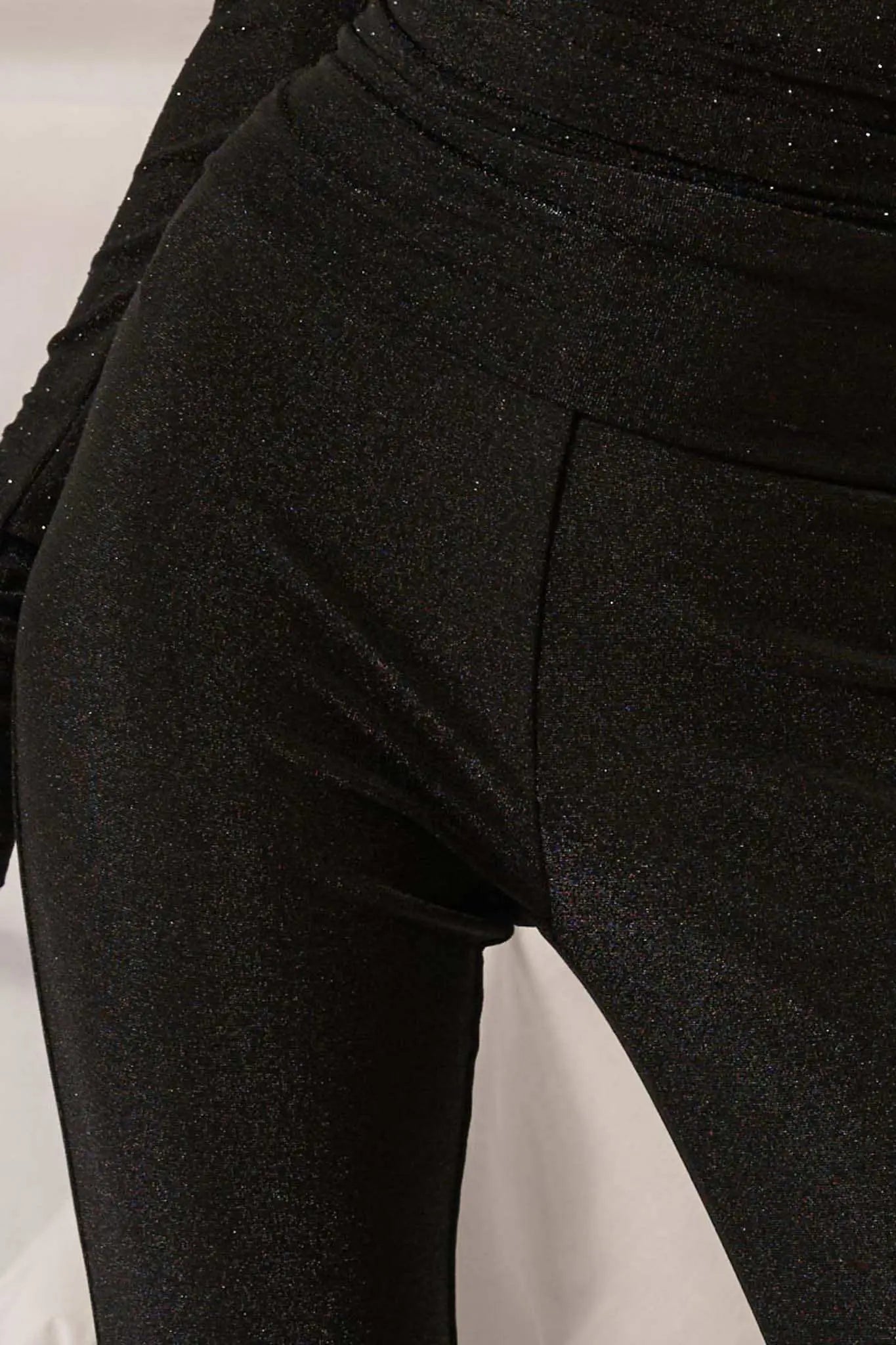 Moonage Daydream Metallic Knit Flare Pants - ShopPromesa