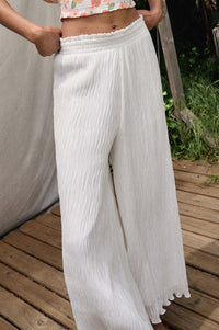 Fan Mail Accordion Pleated Wide-Leg Palazzo Pants - ShopPromesa