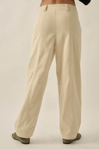 On the Move Corduroy Snap-Hem Barrel Pants - ShopPromesa