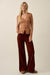Making Moves Velvet High-Waist Flare Pants - ShopPromesa