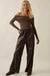 Faux Real Vegan Leather and Suede Wide-Leg Pants - ShopPromesa