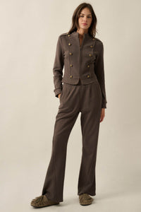 Off Duty French Terry Flare Pocket Pants - ShopPromesa
