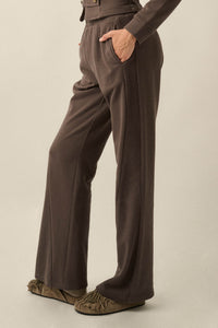 Off Duty French Terry Flare Pocket Pants - ShopPromesa