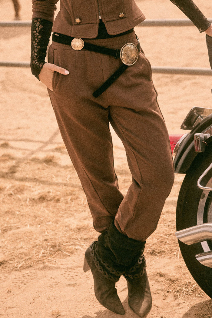 Off Duty French Terry Flare Pocket Pants - ShopPromesa