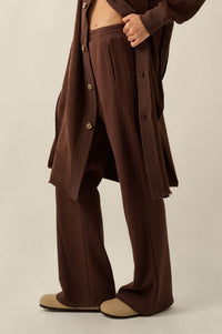 Off Duty French Terry Flare Pocket Pants - ShopPromesa