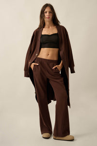Off Duty French Terry Flare Pocket Pants - ShopPromesa