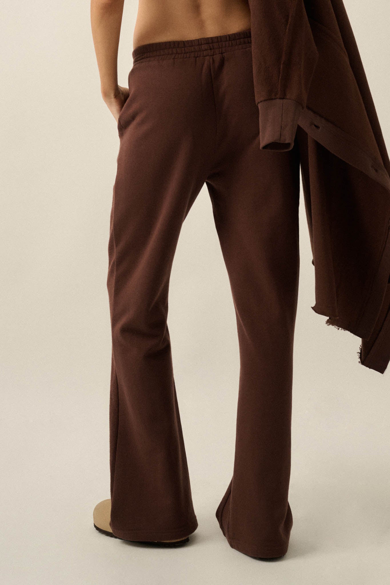 Off Duty French Terry Flare Pocket Pants - ShopPromesa