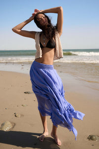 Free as Air Layered Gauze Handkerchief Maxi Skirt - ShopPromesa