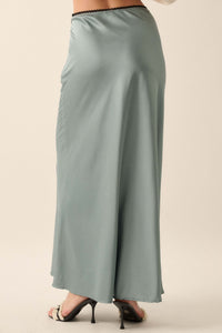 Silken Dreams Bias-Cut Satin Maxi Skirt - ShopPromesa