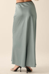 Silken Dreams Bias-Cut Satin Maxi Skirt - ShopPromesa