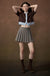 Class Act Pleated Gabardine Mini Skirt - ShopPromesa