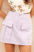 Step It Up Cotton Twill Cargo Mini Skirt - ShopPromesa