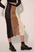 Neutral Territory Colorblock Mesh Midi Skirt - ShopPromesa