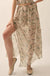 Enduring Beauty Asymmetrical Floral Ruffle Skirt - ShopPromesa