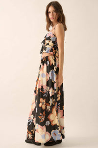 Ready to Grow Textured Floral-Print Maxi Skirt - ShopPromesa