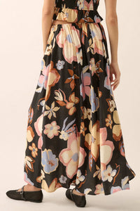 Ready to Grow Textured Floral-Print Maxi Skirt - ShopPromesa
