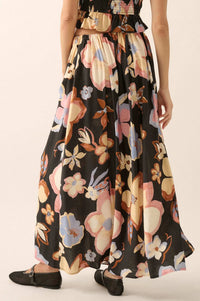 Ready to Grow Textured Floral-Print Maxi Skirt - ShopPromesa