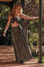 Fields in Bloom Floral-Stripe Button-Up Maxi Skirt - ShopPromesa