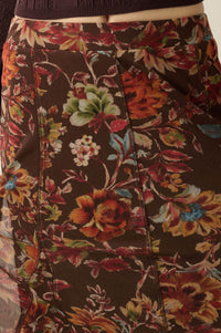 Blooming Mystique Floral Mesh Godet Maxi Skirt - ShopPromesa