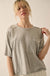 Easy Fit Raw-Edge Loose-Fit Pocket Tee - ShopPromesa