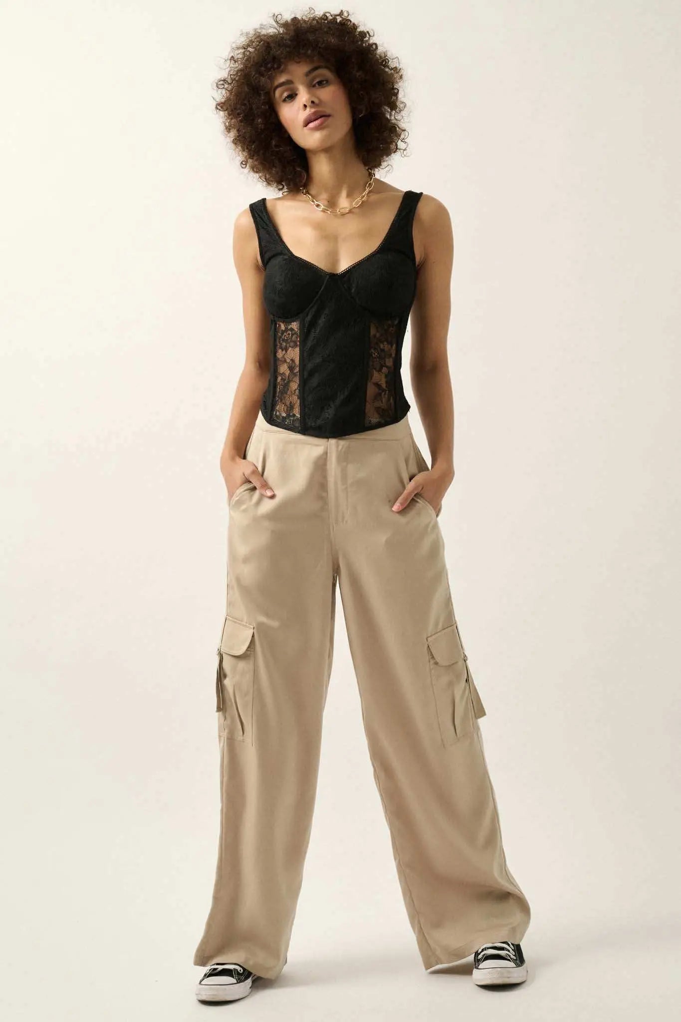 Delicate Blooms Floral Lace Bustier Corset Top - ShopPromesa