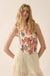 Exquisite Blooms Smocked Floral Mesh Cami Top - ShopPromesa