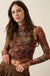 Mysterious Blossoms Floral Mesh Tank and Shrug Set - ShopPromesa