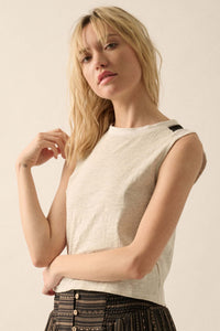 Easy Fit Colorblock Sleeveless Muscle Tee - ShopPromesa