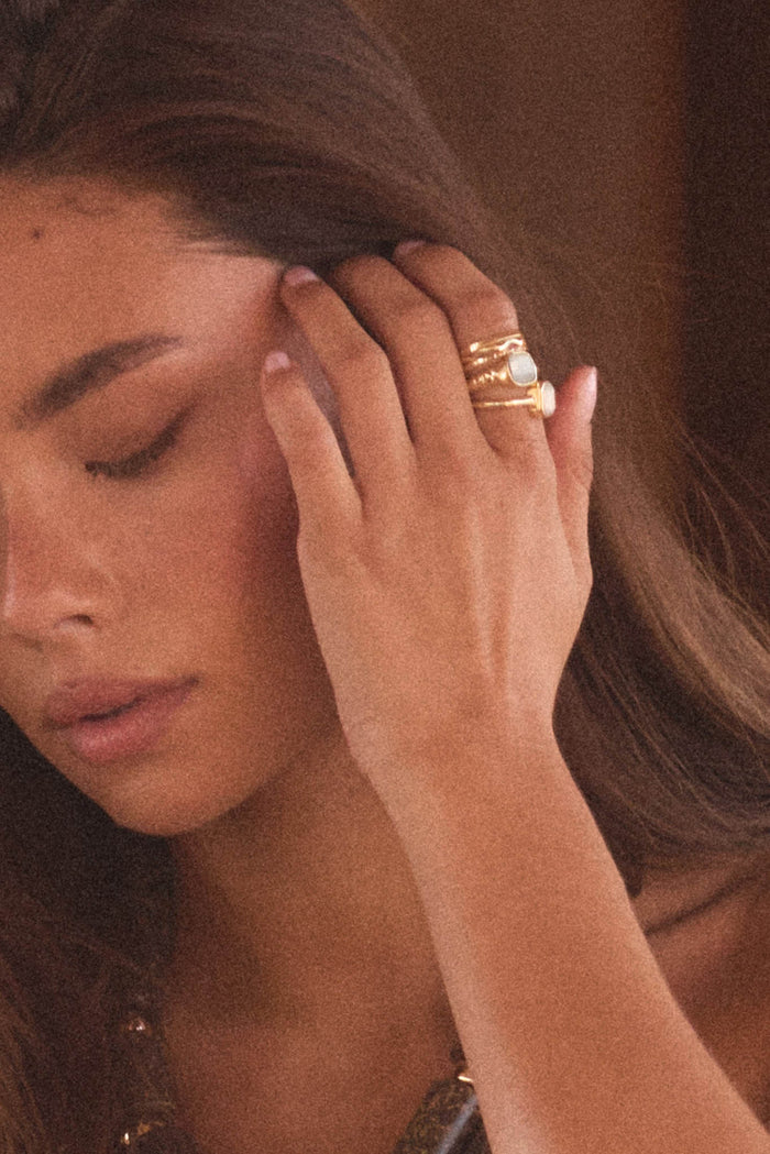 Cleone Twelve-Piece Assorted Gold Ring Set - ShopPromesa