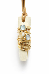 Cleone Twelve-Piece Assorted Gold Ring Set - ShopPromesa