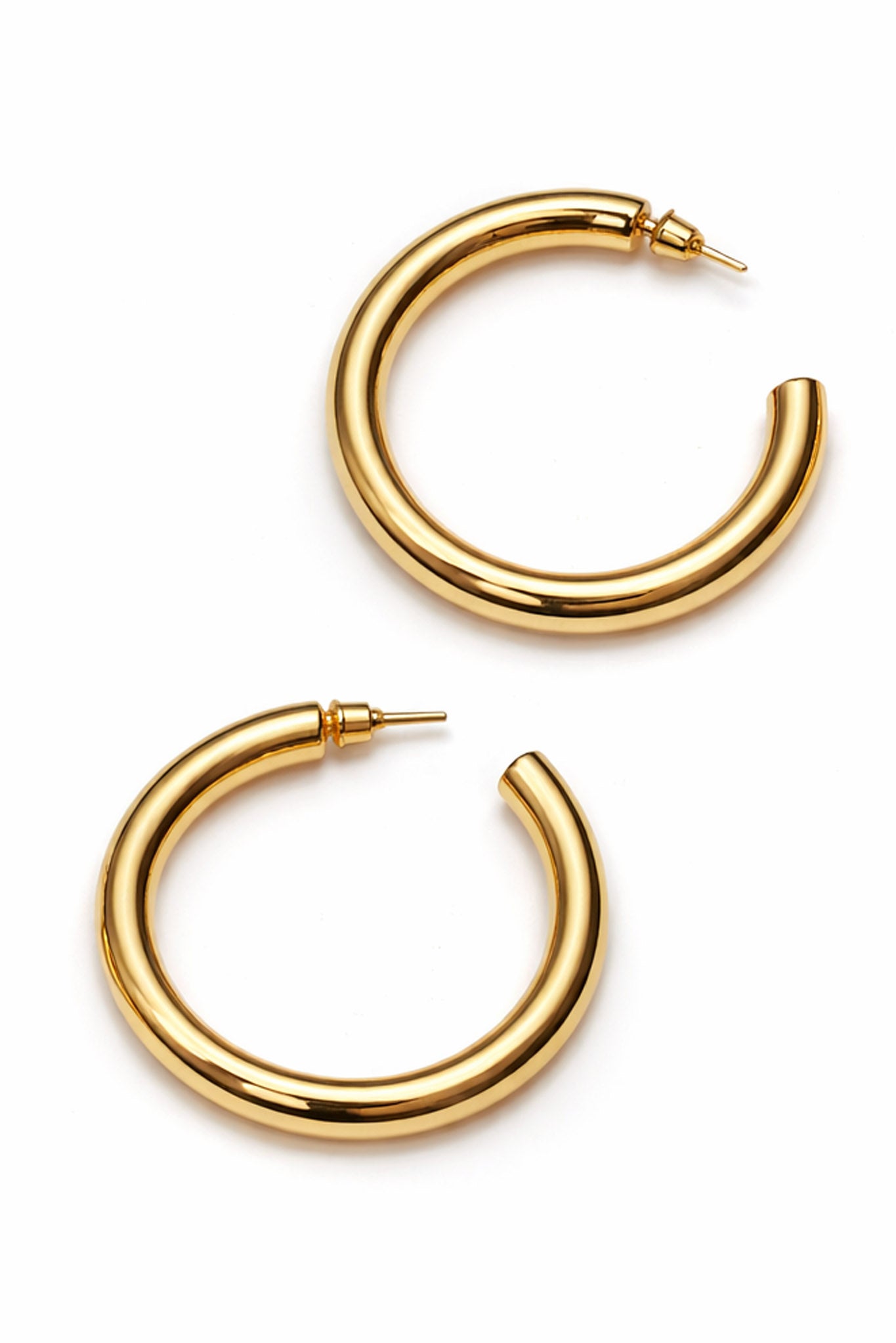 Crestwood Gold-Dipped Hoop Earrings - ShopPromesa