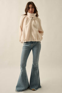 Getting Warmer Fleece Funnel-Neck Zip-Up Jacket - ShopPromesa