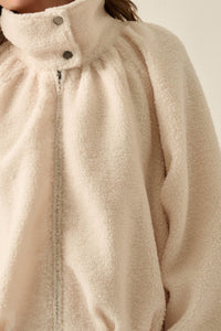 Getting Warmer Fleece Funnel-Neck Zip-Up Jacket - ShopPromesa