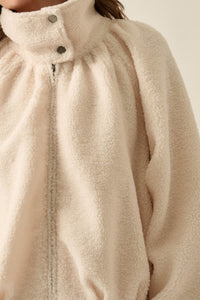 Getting Warmer Fleece Funnel-Neck Zip-Up Jacket - ShopPromesa